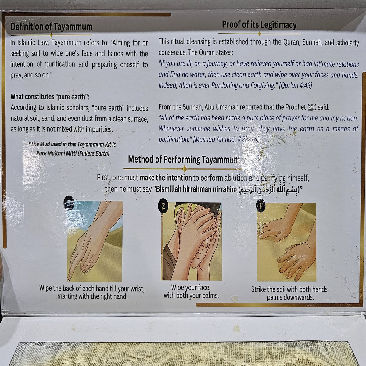 YAQIN | Tayammum Kit